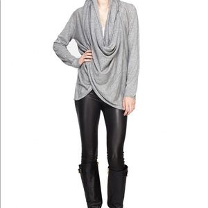 Alice + Olivia Wool Cashmere Wrap Around Sweater